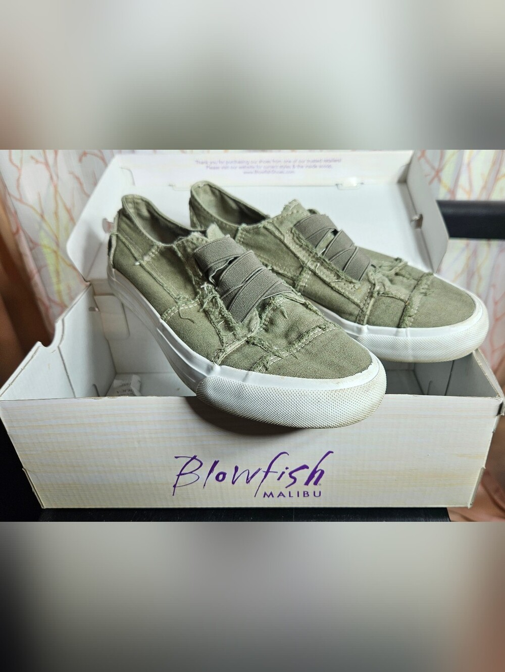 Blowfish Malibu Women's Marley Fashion Sneaker Steel Grey Washed Size 8